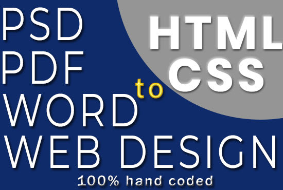 Convert Psd To Html Css By Cisdesign