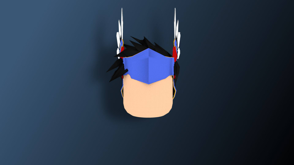 Create a custom roblox head logo of your avatar by Dracozx