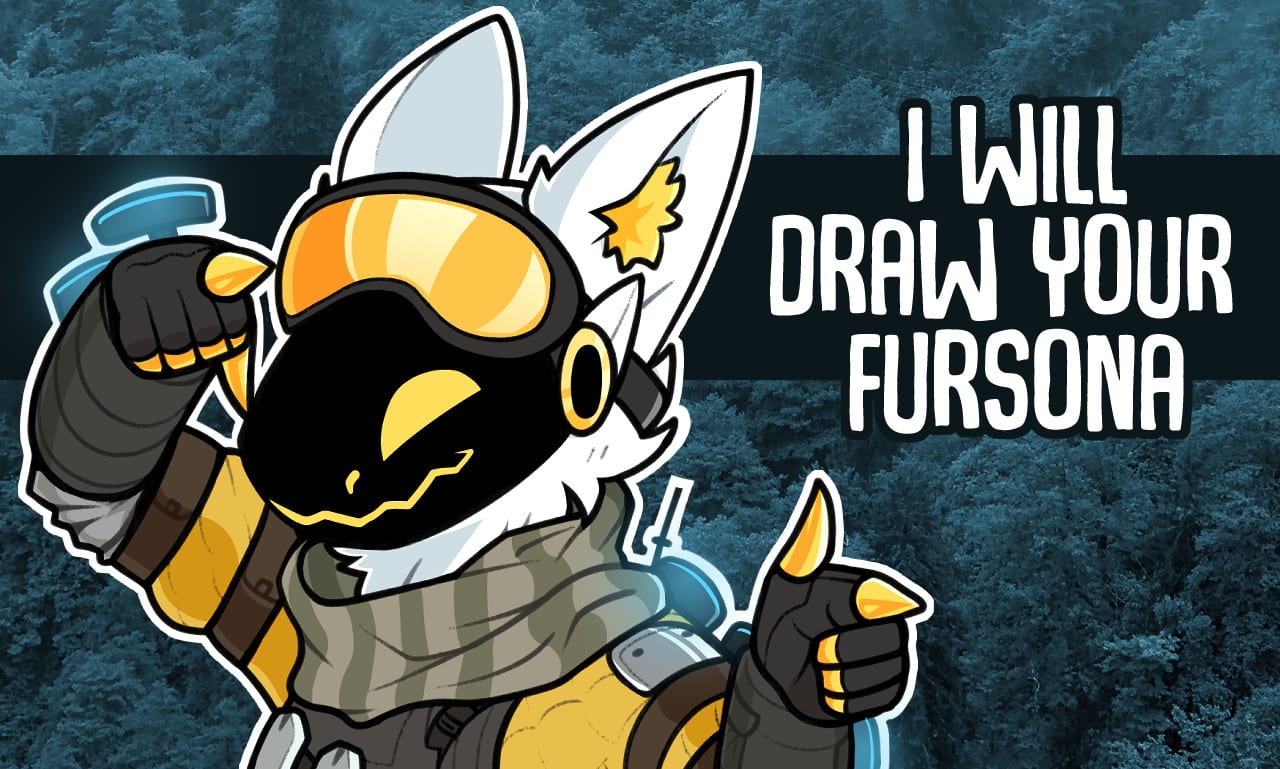 Draw an icon or bust of your furry oc by Oviraptorss