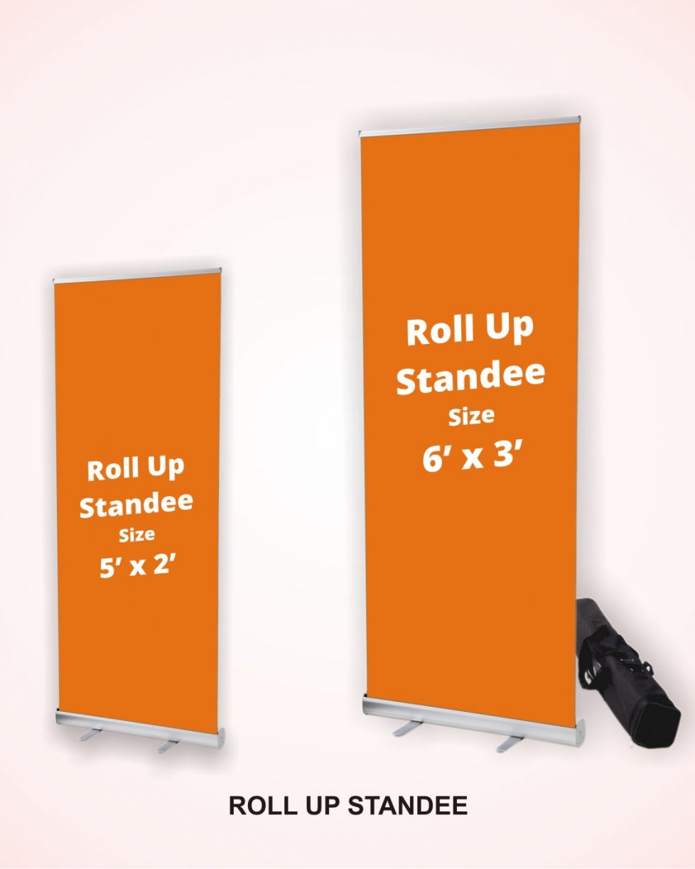 Do All Size Standee Roll Up Designing By Roypavaiz