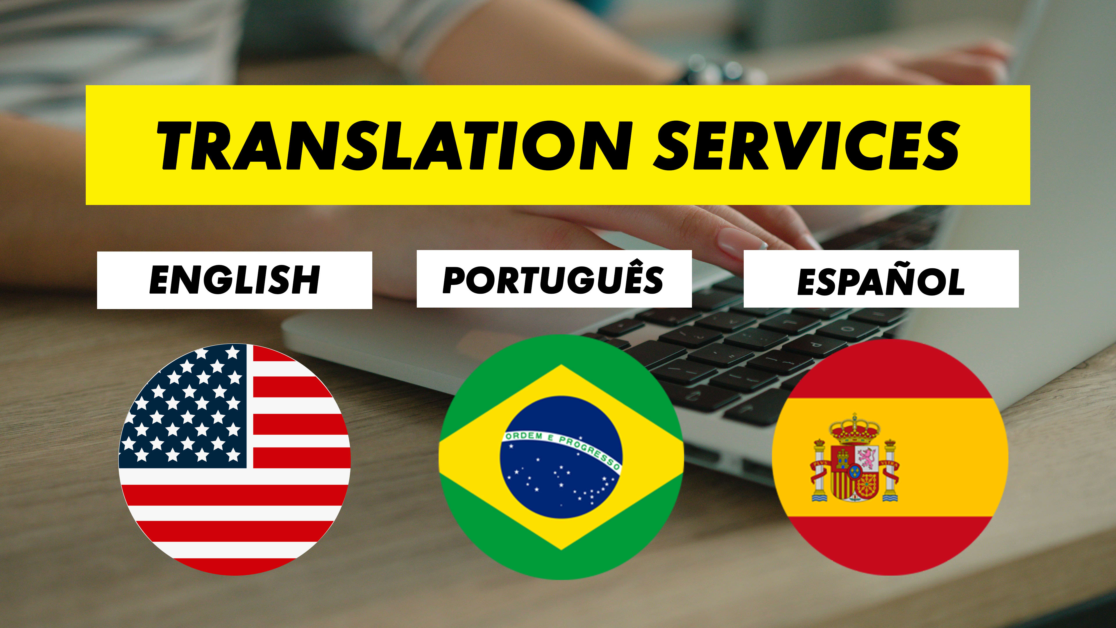 English And French Into Brazilian Portuguese Translator