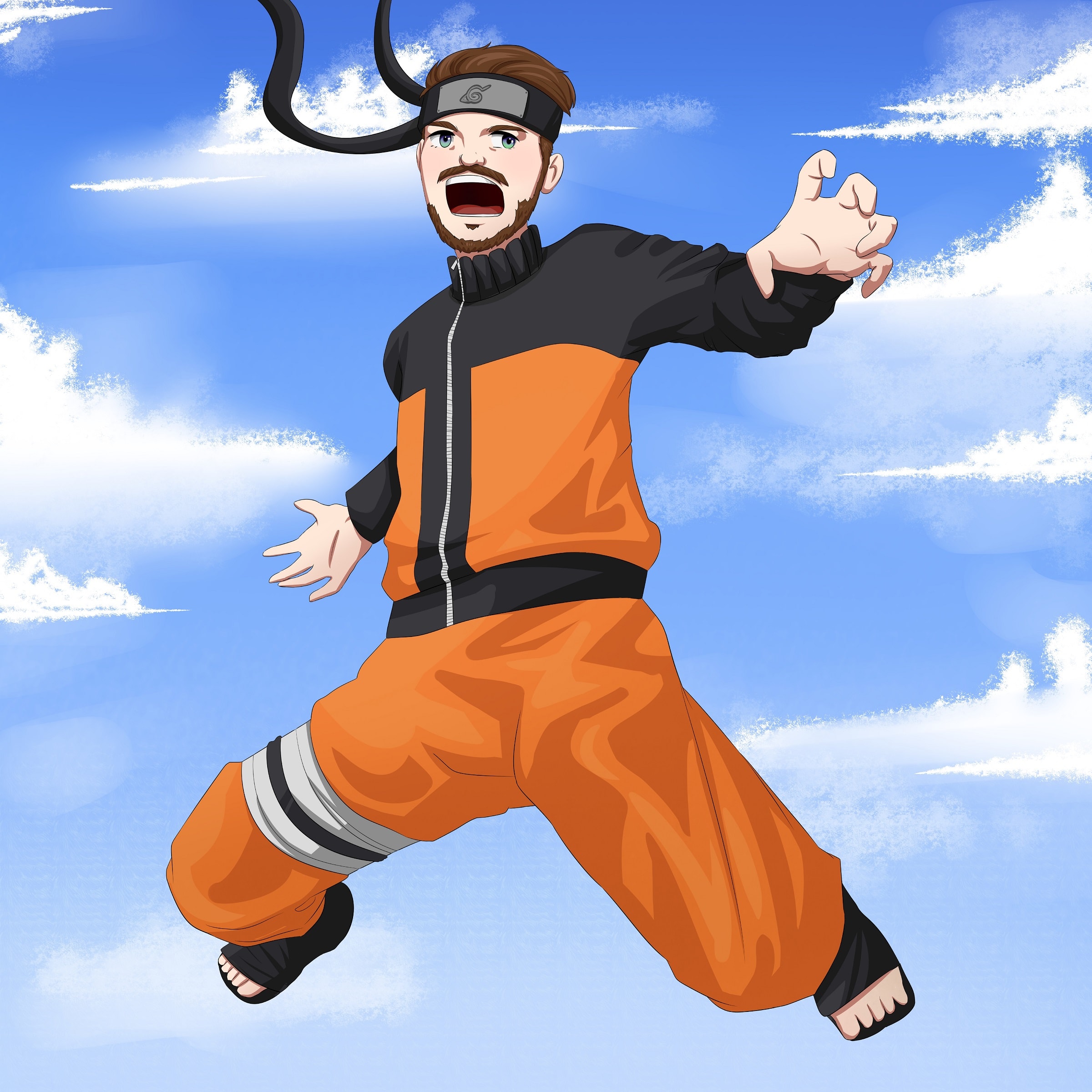 draw you in naruto anime style