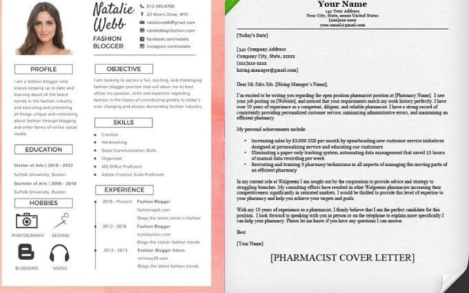 Design A Professional Resume Cv And Cover Letter For You By Sadafzulfiqar