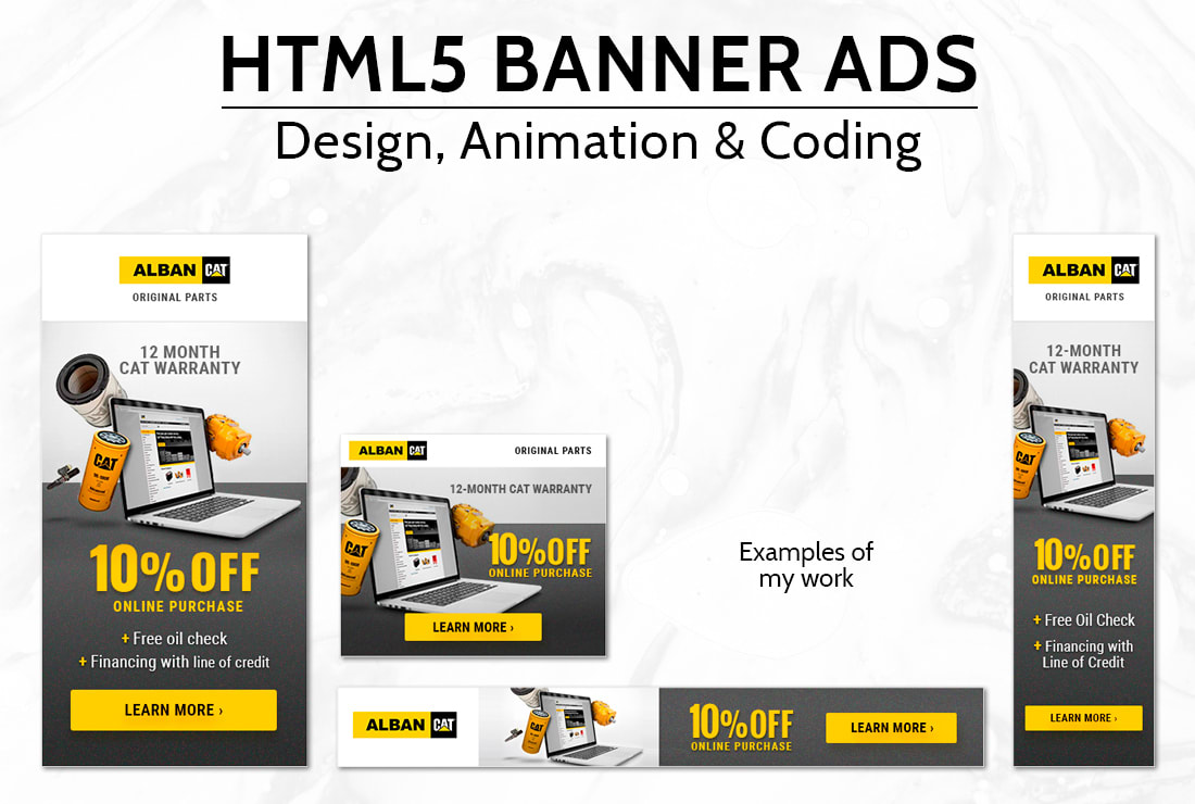 Design engaging animated html5 banner ads by Epellegrino | Fiverr