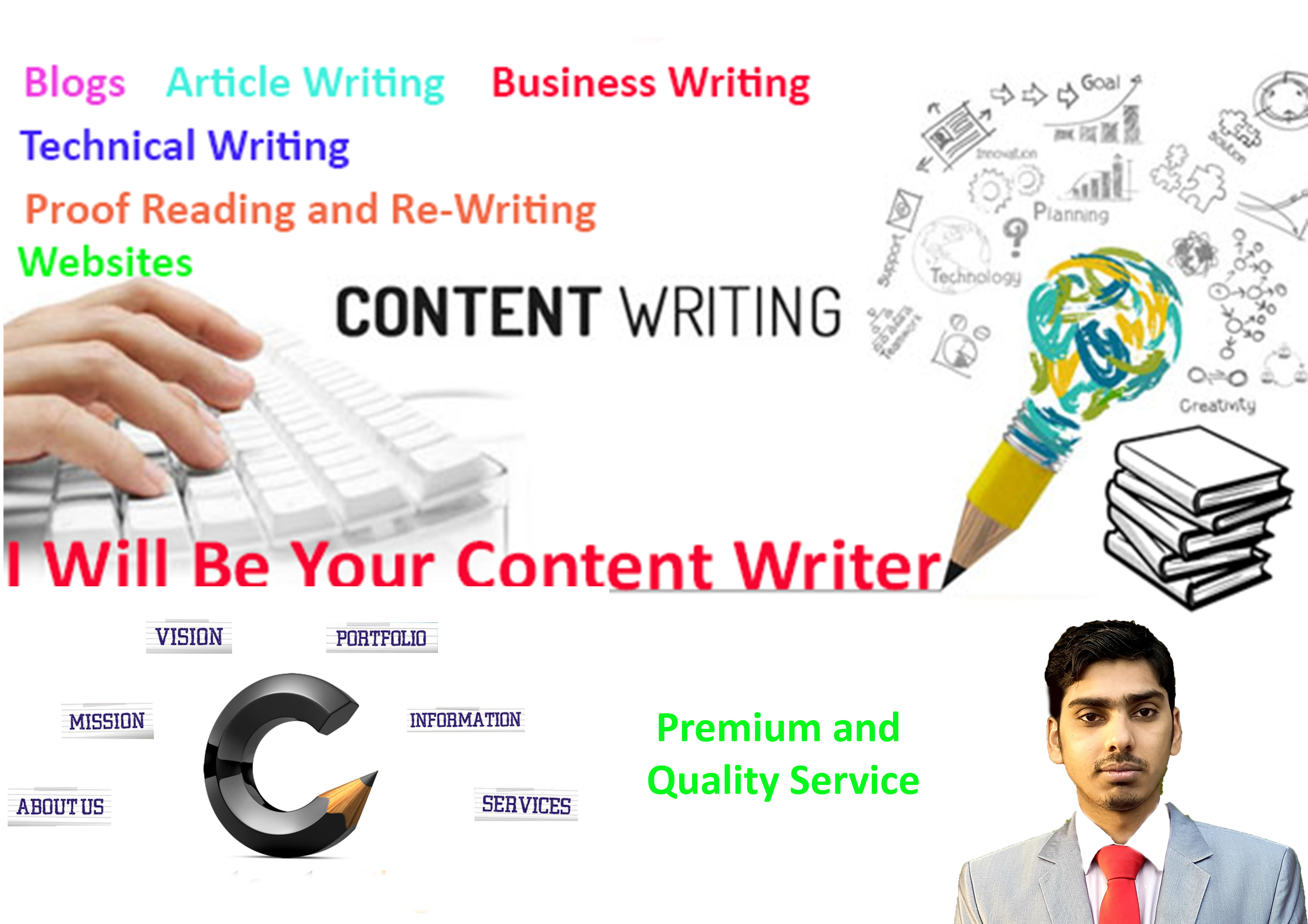 Be your freelance content writer by Aliraza8  Fiverr