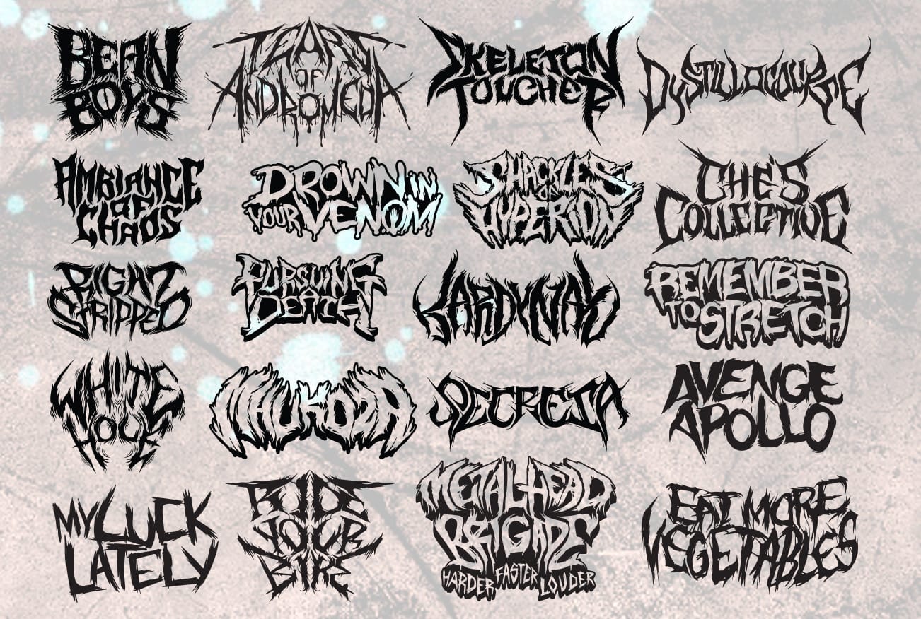 Do An Unique Brutal Death Metal Logo For Your Band In A Day By Matei O