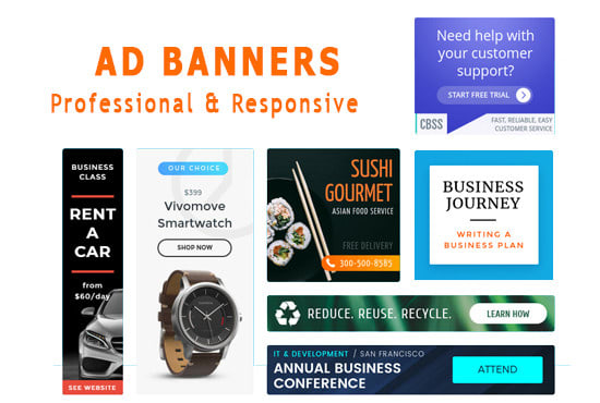 Create Responsive Html5 Banner Ads Plus Animate Ads By Yaseeen12