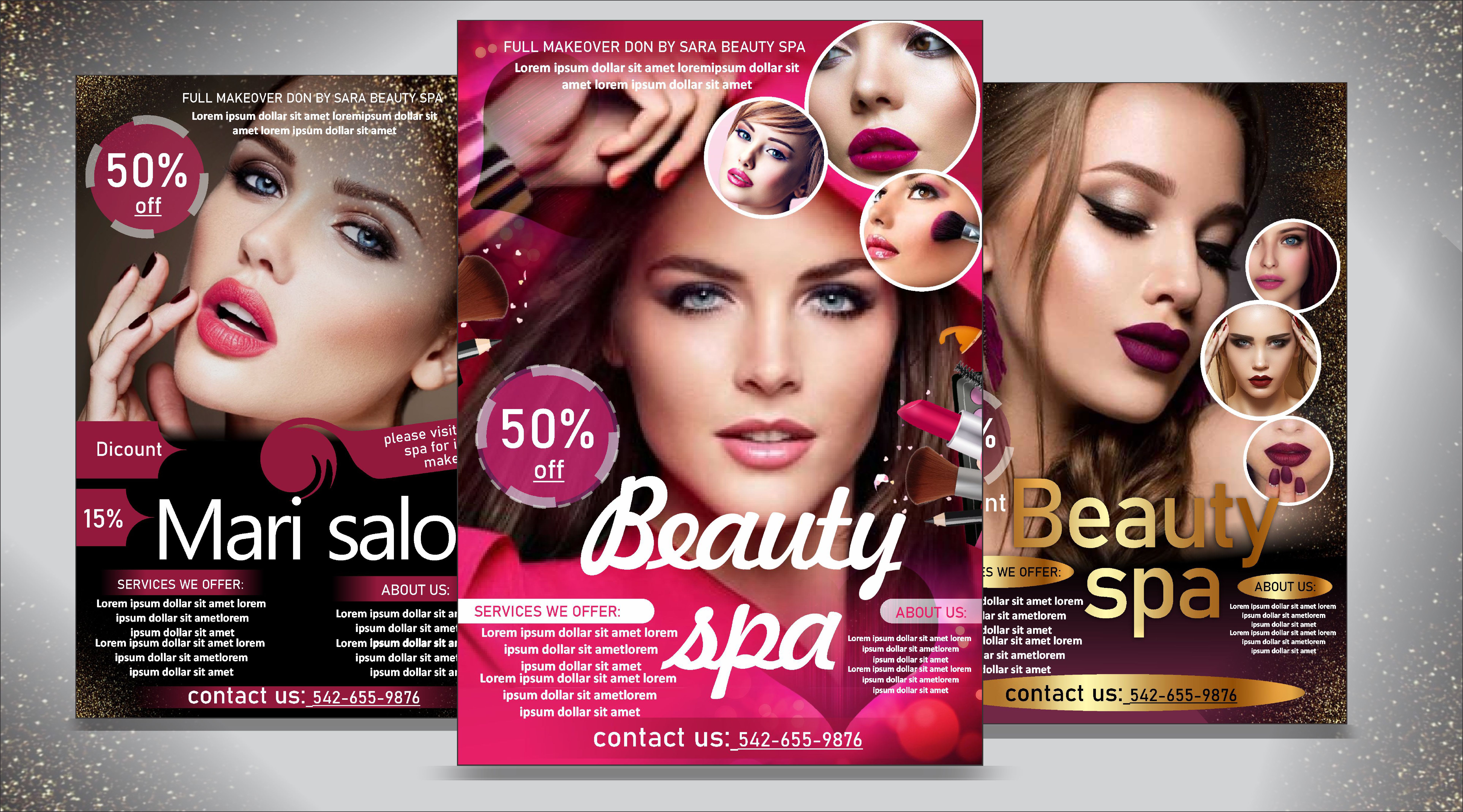 Create hair extension, beauty salon, fashion event flyer by Tashidesigner57  | Fiverr