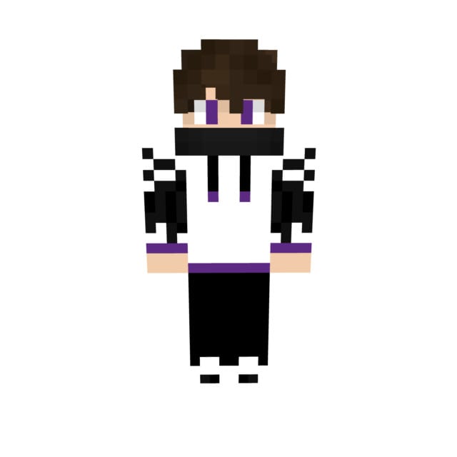 ender boy in hoodie, Minecraft Skin