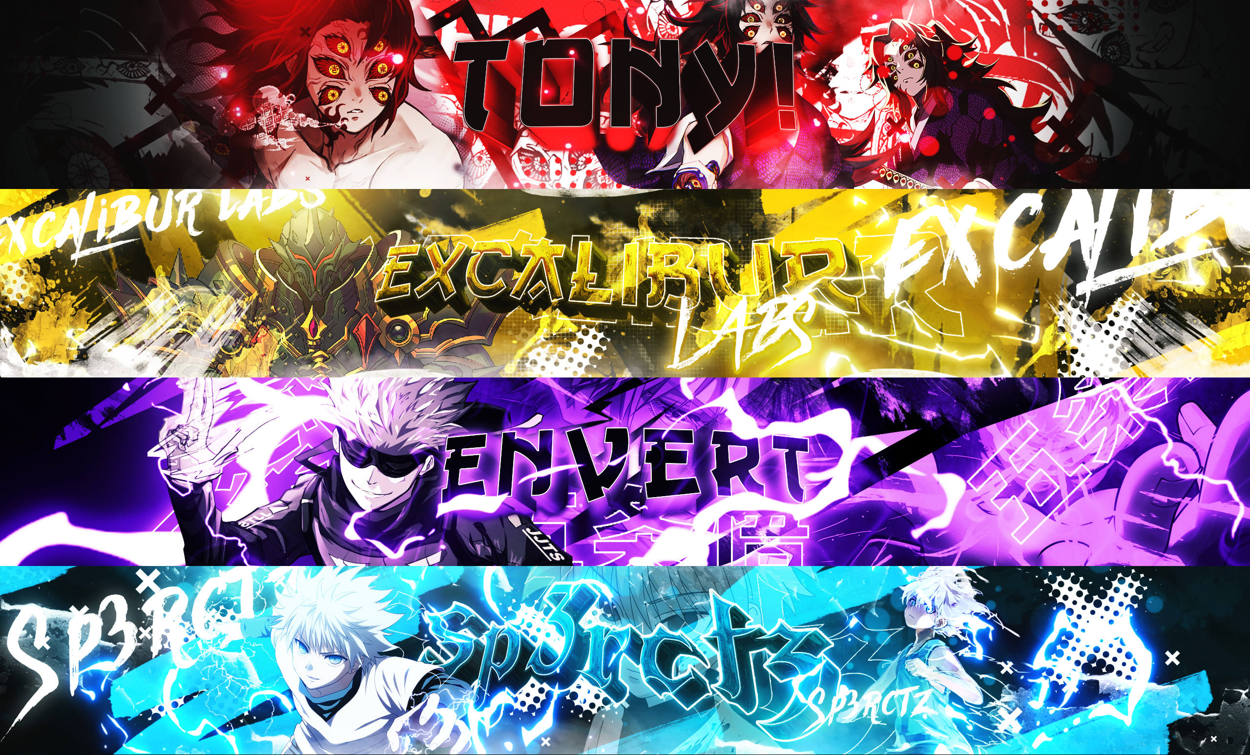 Top 10 Anime Channel Banners For YouTube | Free Download | Anime Banner  Templates | MrSACHIN2.O | - YouTube