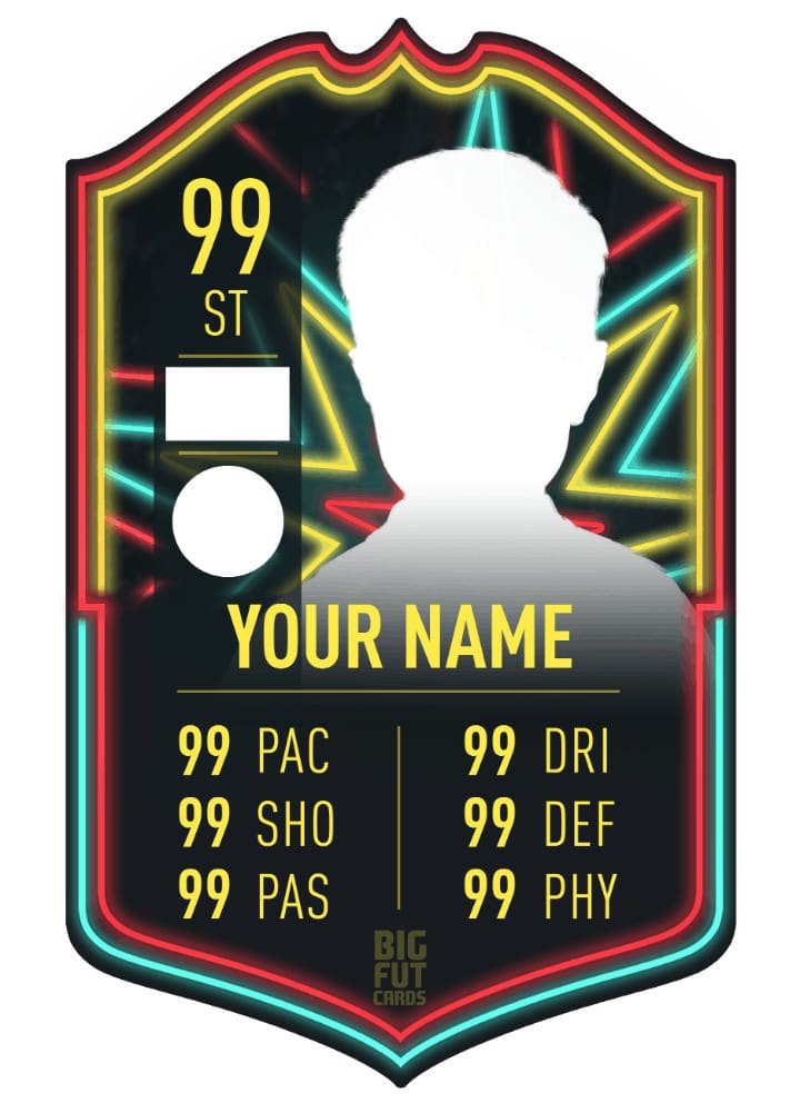 Personalised FIFA 20 Ultimate Team Card FUT Poster - Custom FUT Print —  CEED Design