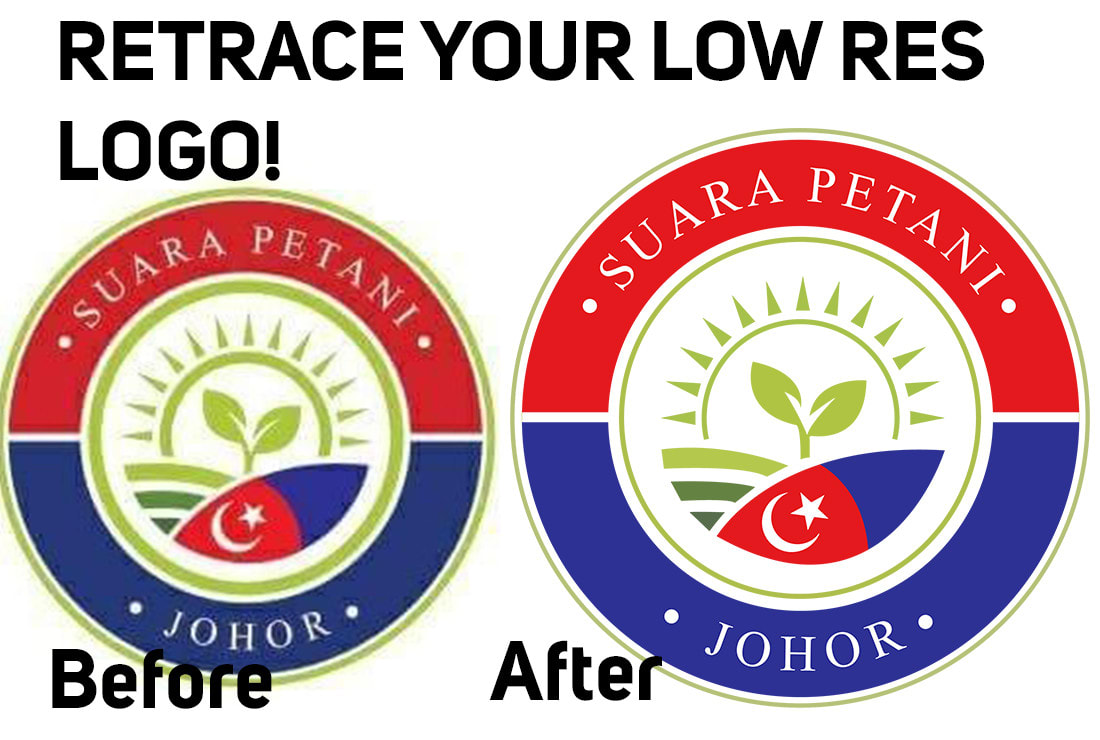 retrace any logo into vector format, image size:1100x740