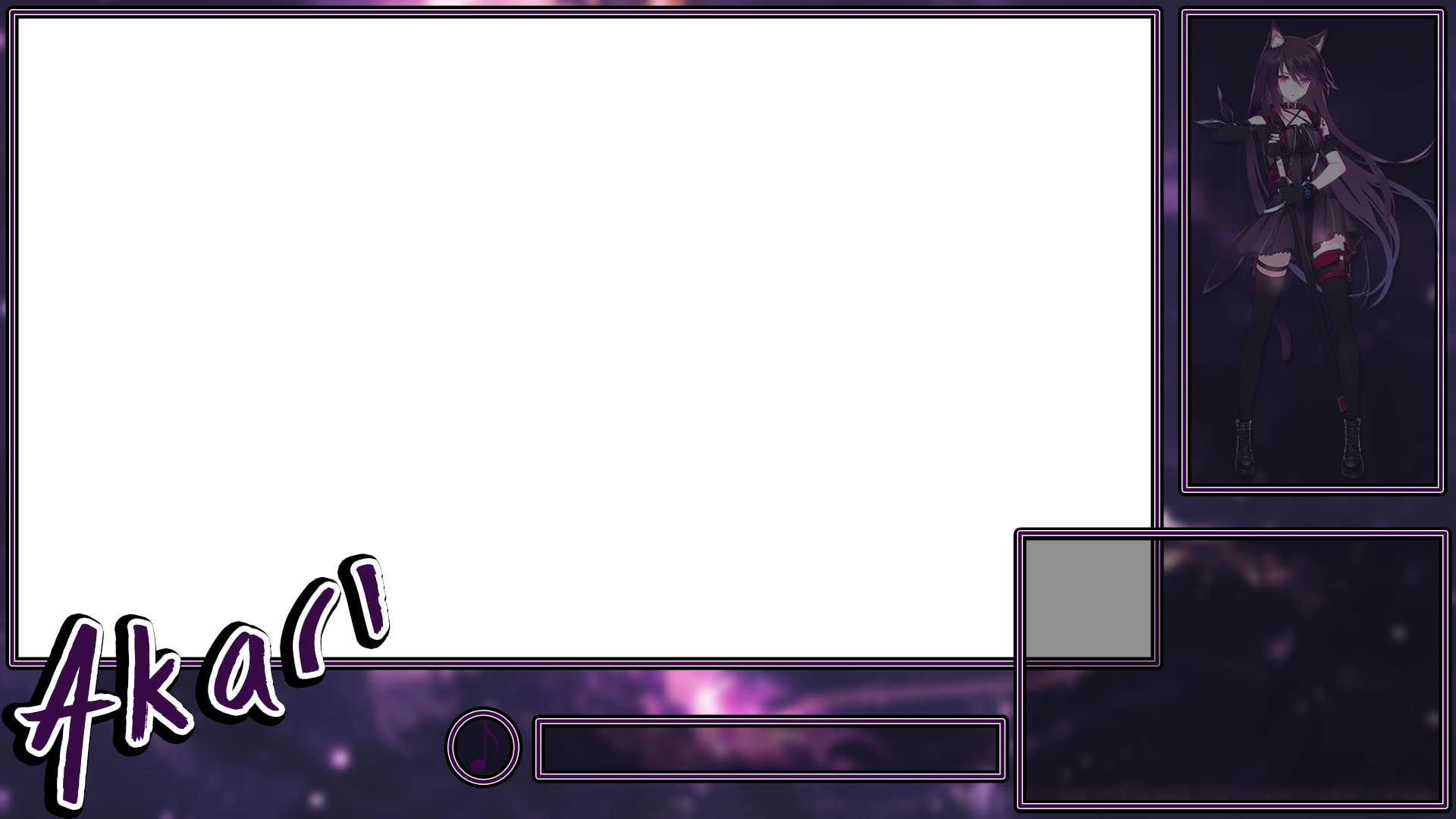 Design Anime Overlay For Twitch By Princessakira