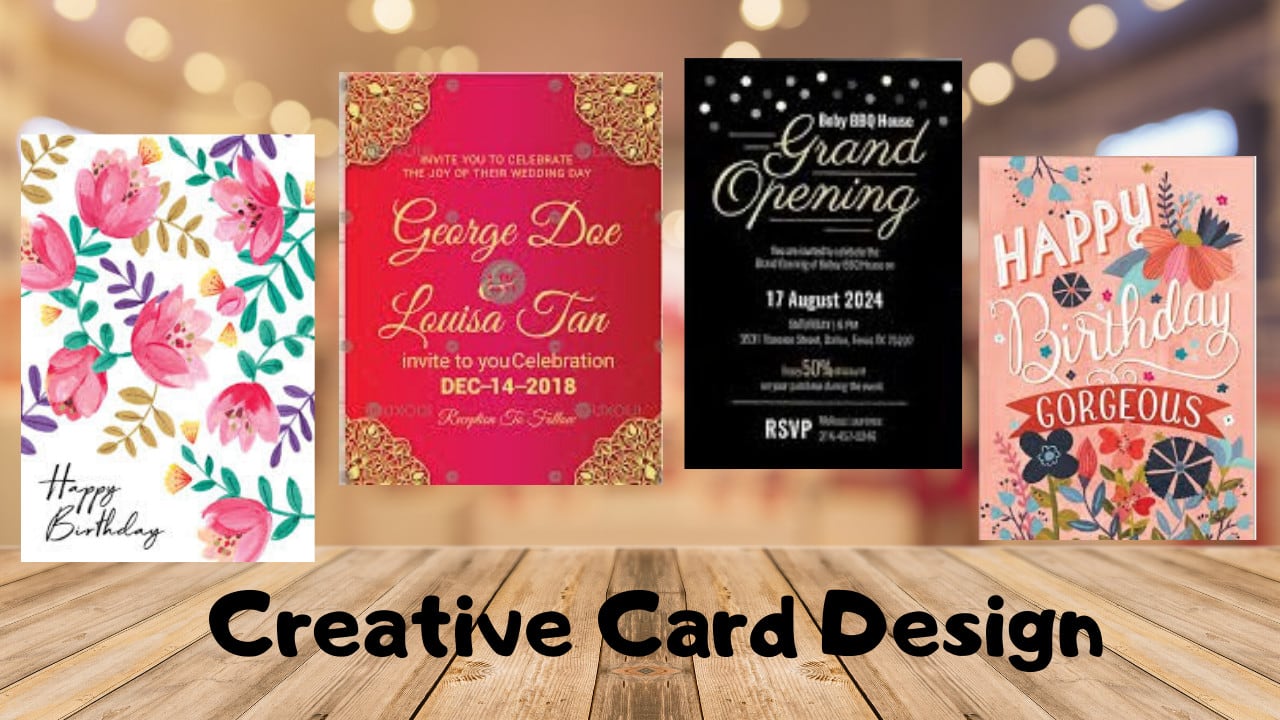 Design birthday,party,event invitation card by Sarafatima22  Fiverr Throughout Event Invitation Card Template