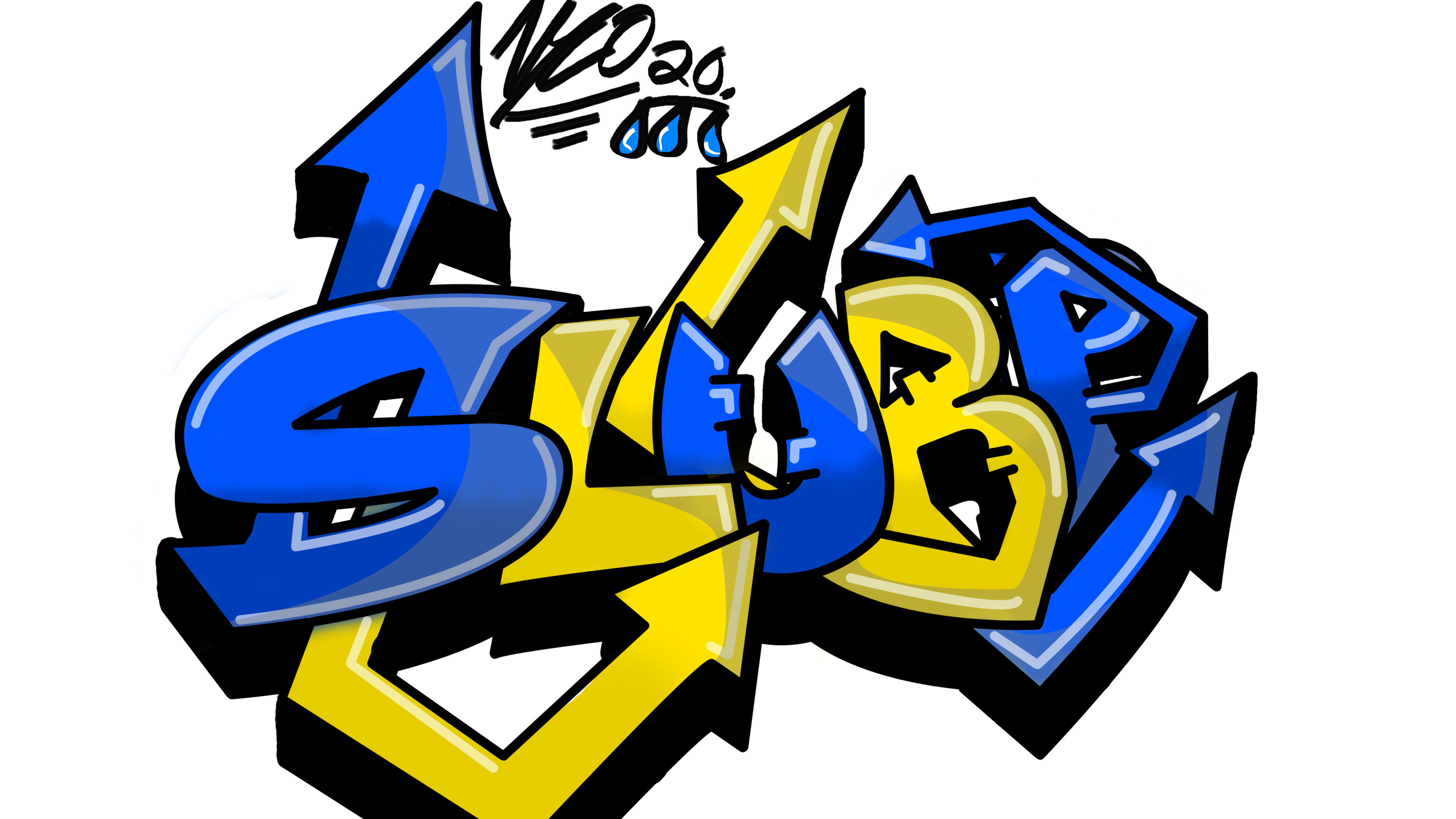 Create You A Custom Graffiti Logo Or Twitch Emote By Xzylohd Fiverr