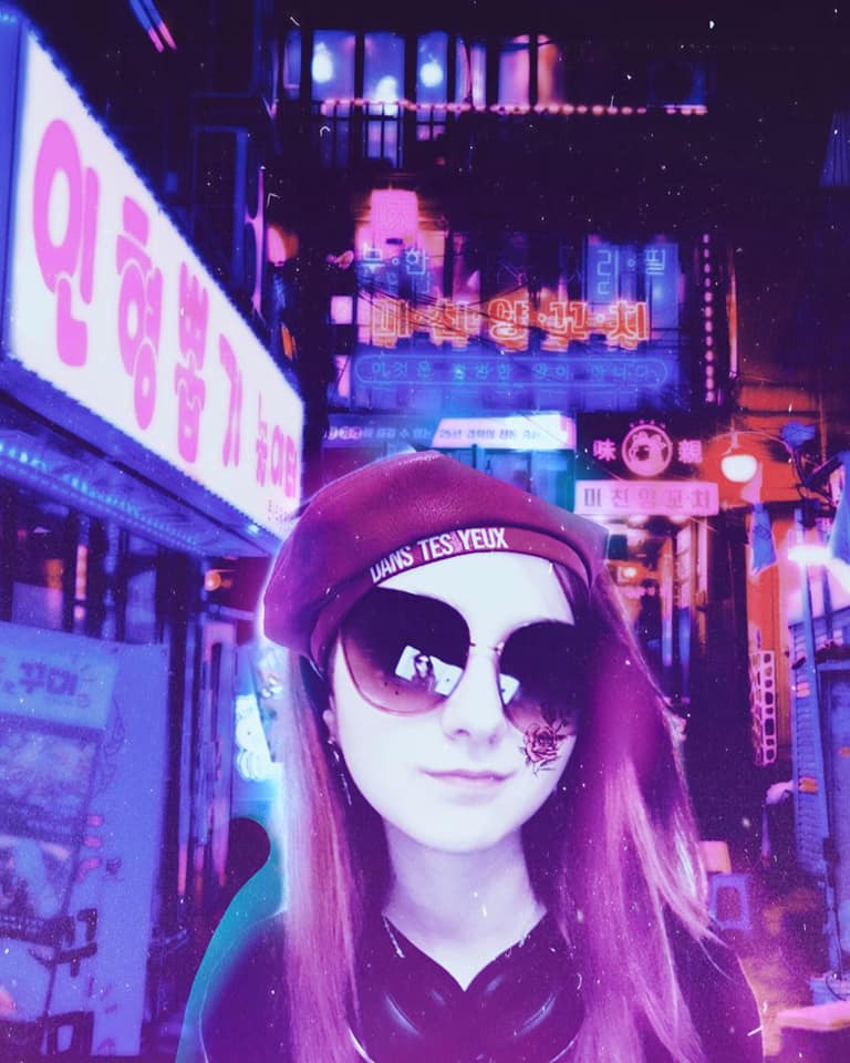 Edit your picture with cyberpunk or neon background by Everexha | Fiverr