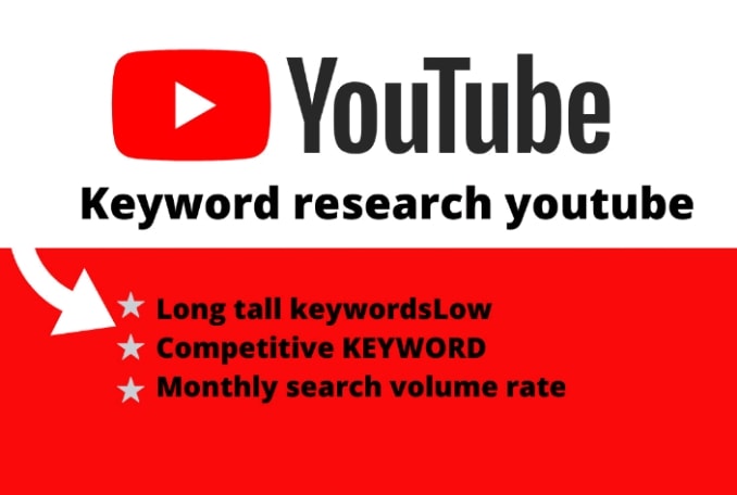 Do Youtube Keyword Research Competitive Analysis By Rajendraji Fiverr