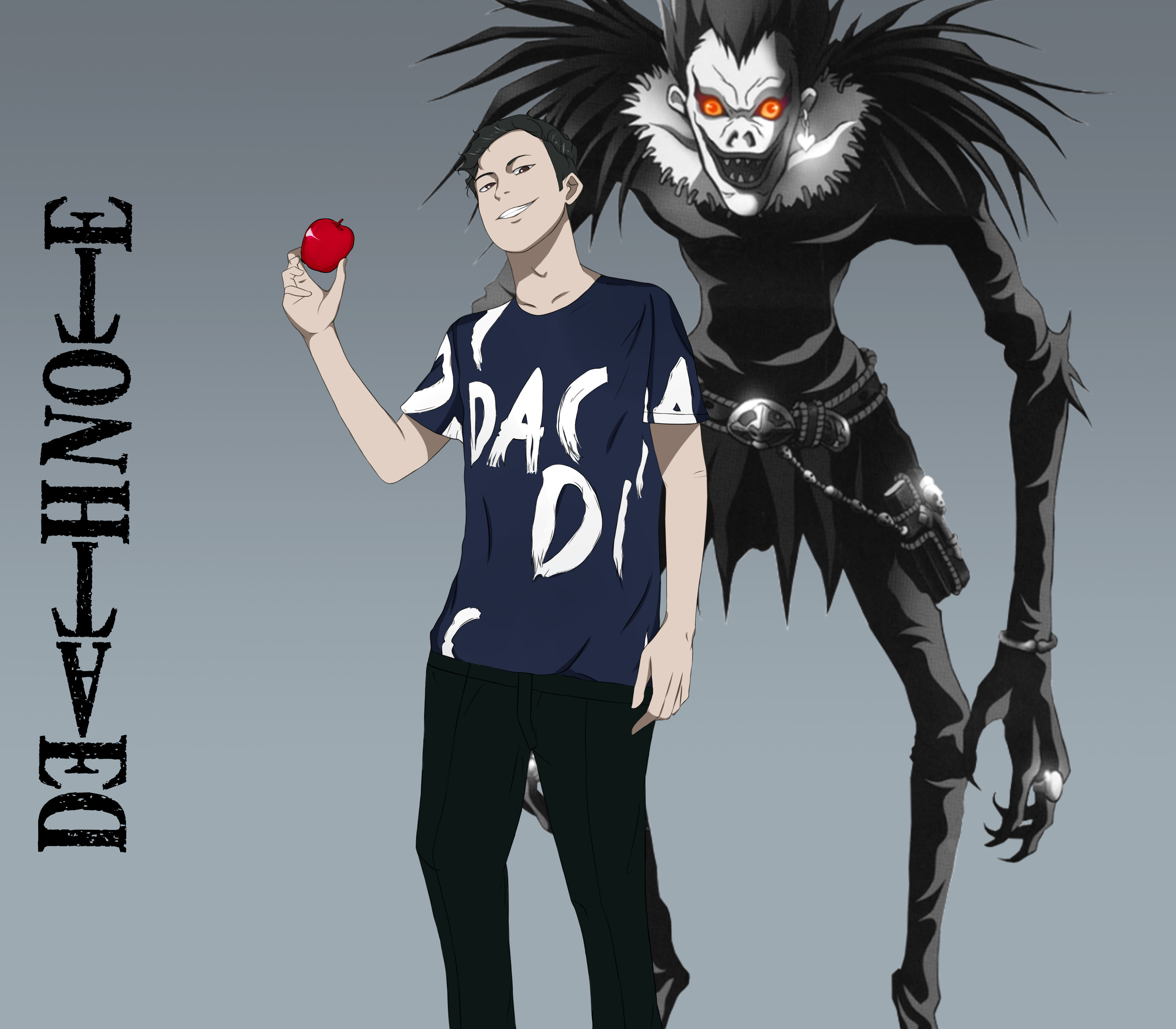 Draw you in death note anime style by Sennsennart_