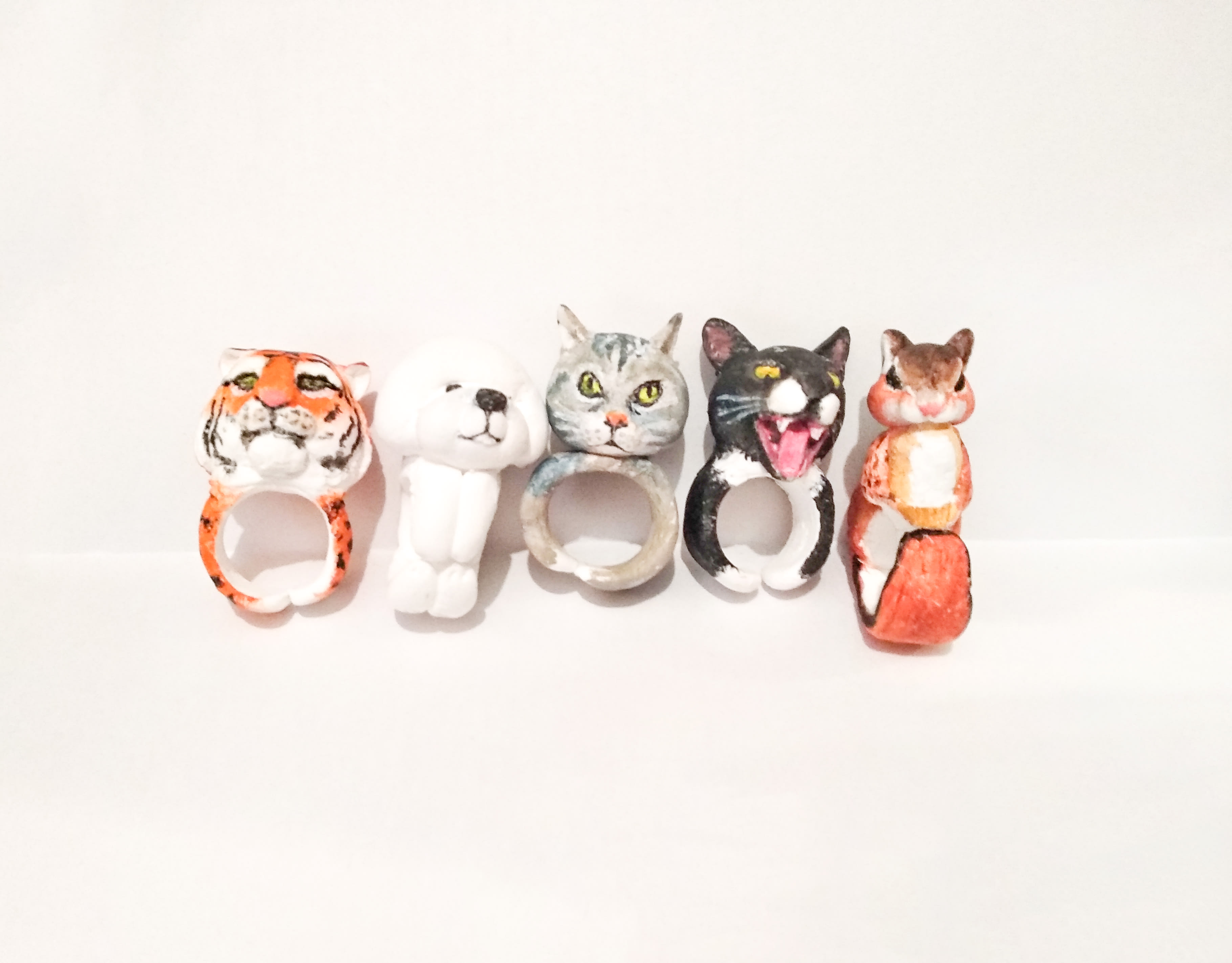 Animal deals clay rings