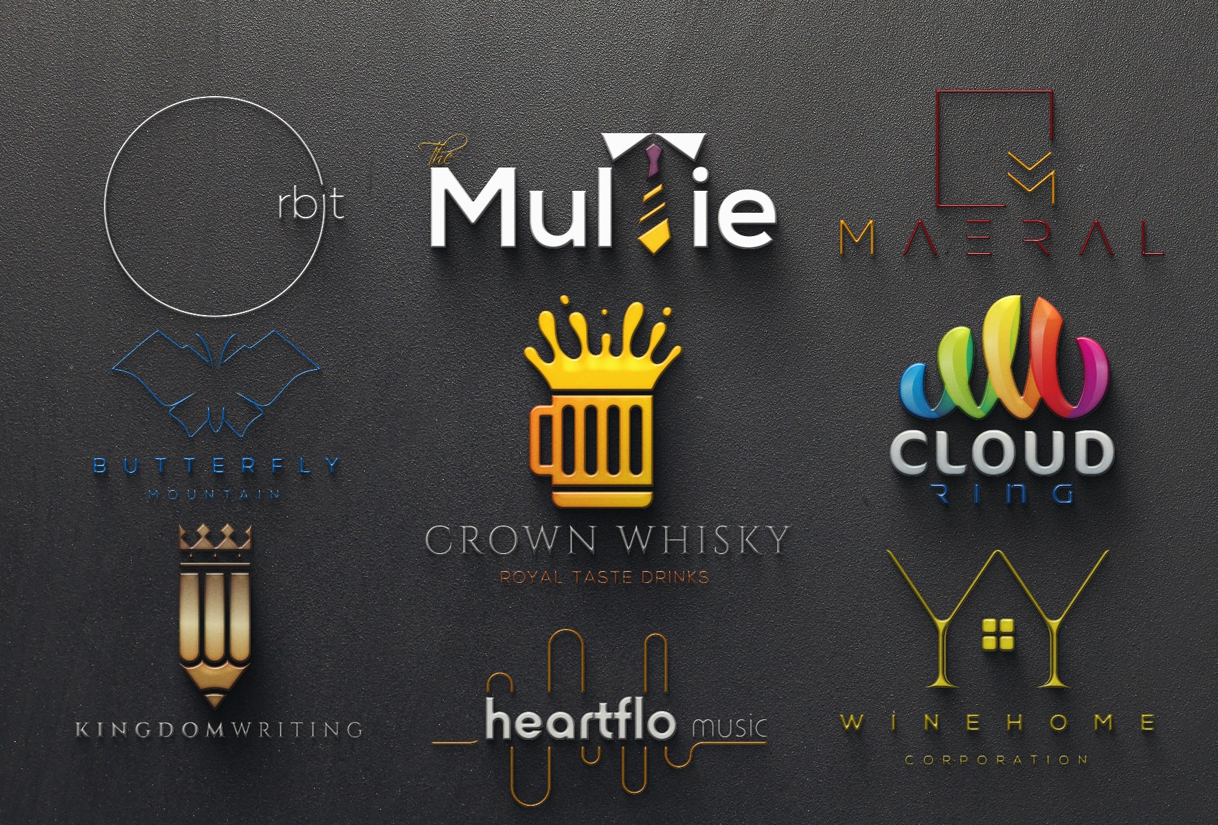 Do Creative Unique Modern Minimalist 3d Business Logo Design By Supreme Studio Fiverr