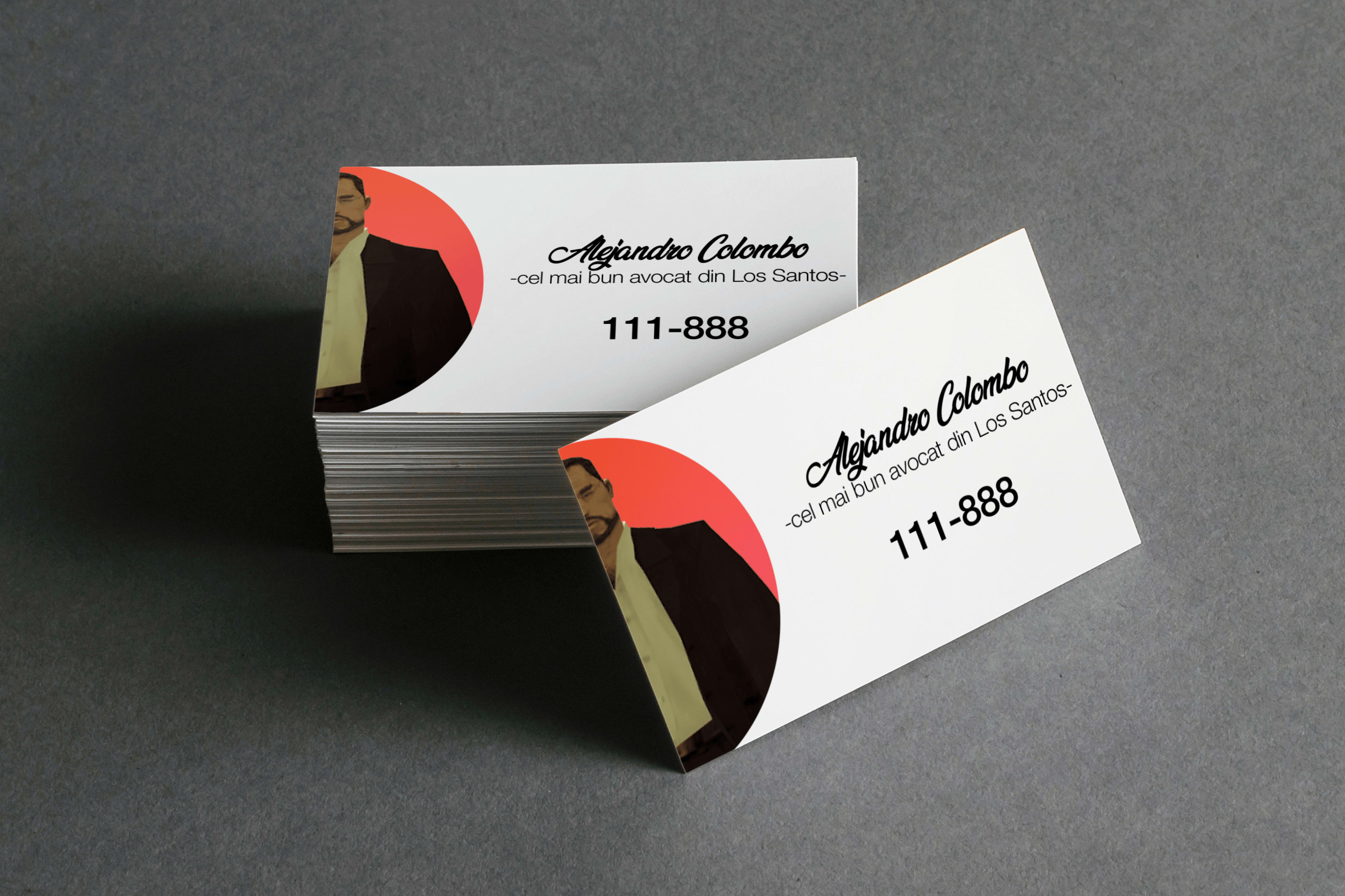 create a modern and minimalistic business card for cheap