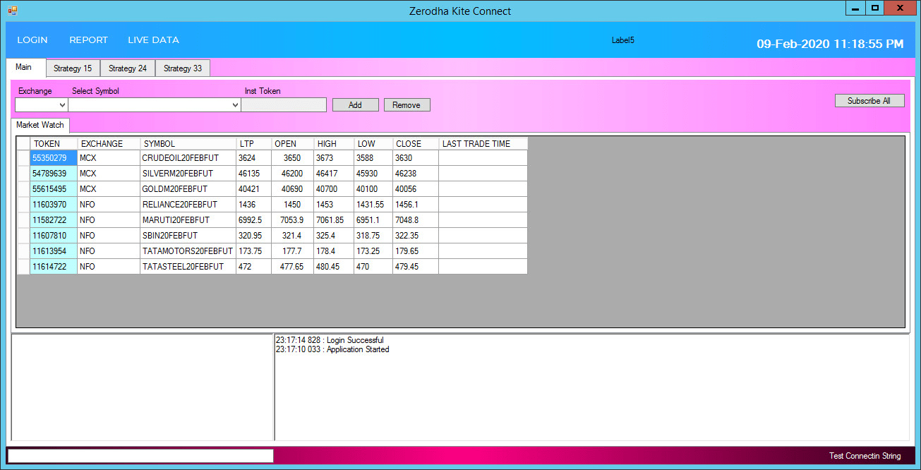 kite zerodha api