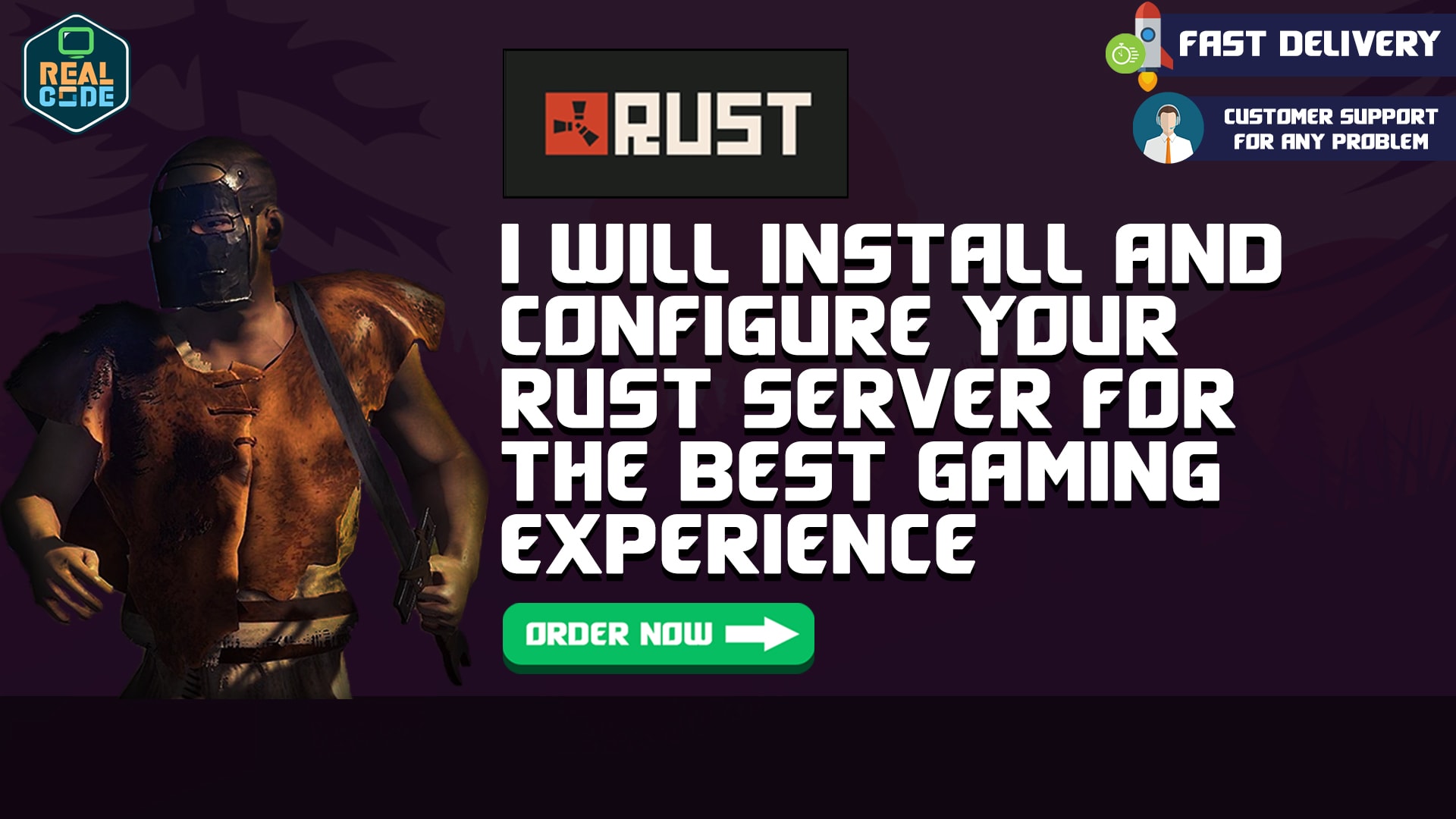 setup a rust server for osx