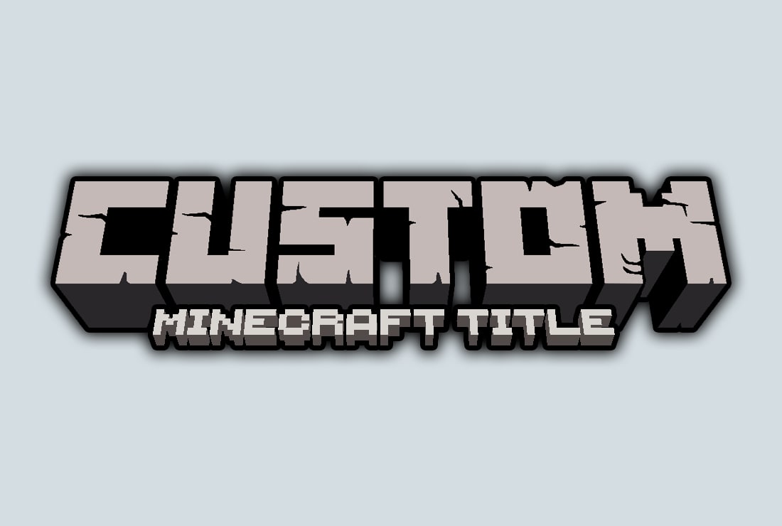 Make a minecraft title by Lucasnagy | Fiverr