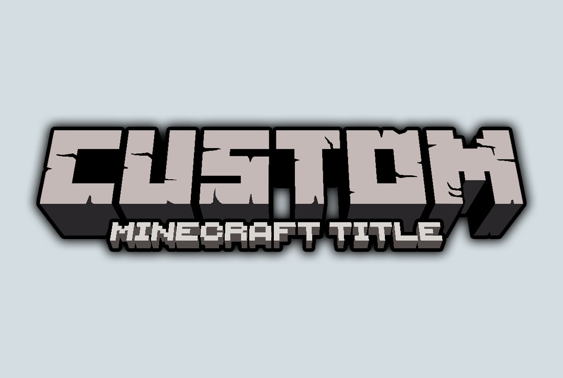 Make You A Custom Minecraft Title By Lucasnagy