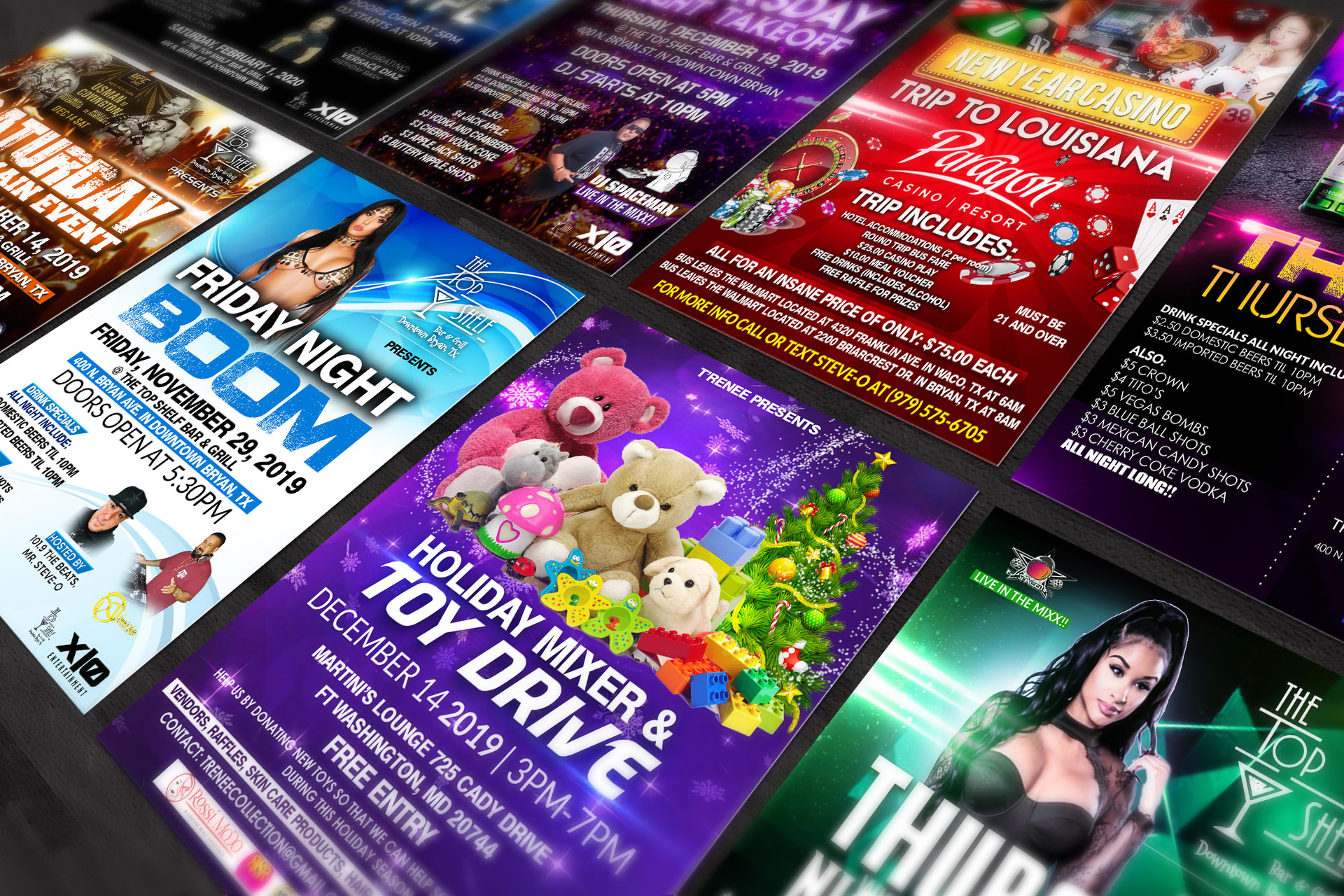 Design Your Event Party Club Brochure Poster Flyers By Shenudi