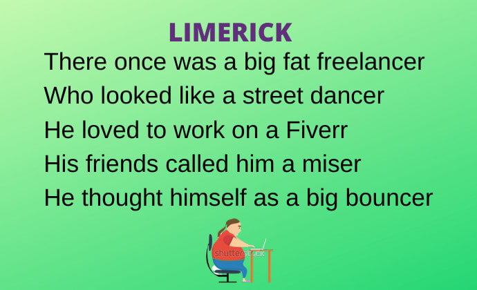 Write simple limericks on any topic by Mariakhan1947 | Fiverr