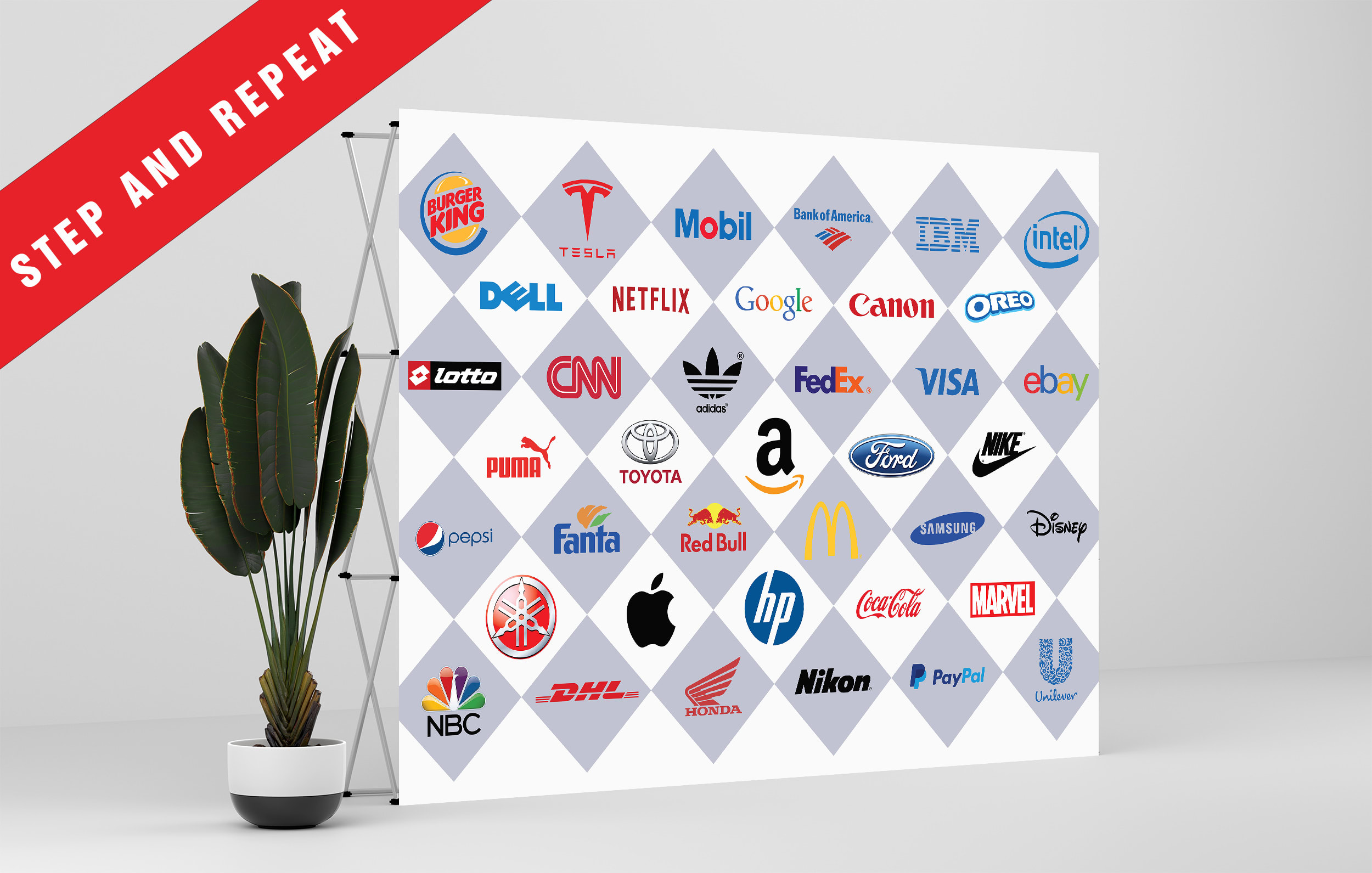 Download Design Step And Repeat Backdrop Banner Or Retractable Roll Up Banner By Syhamsmt Fiverr