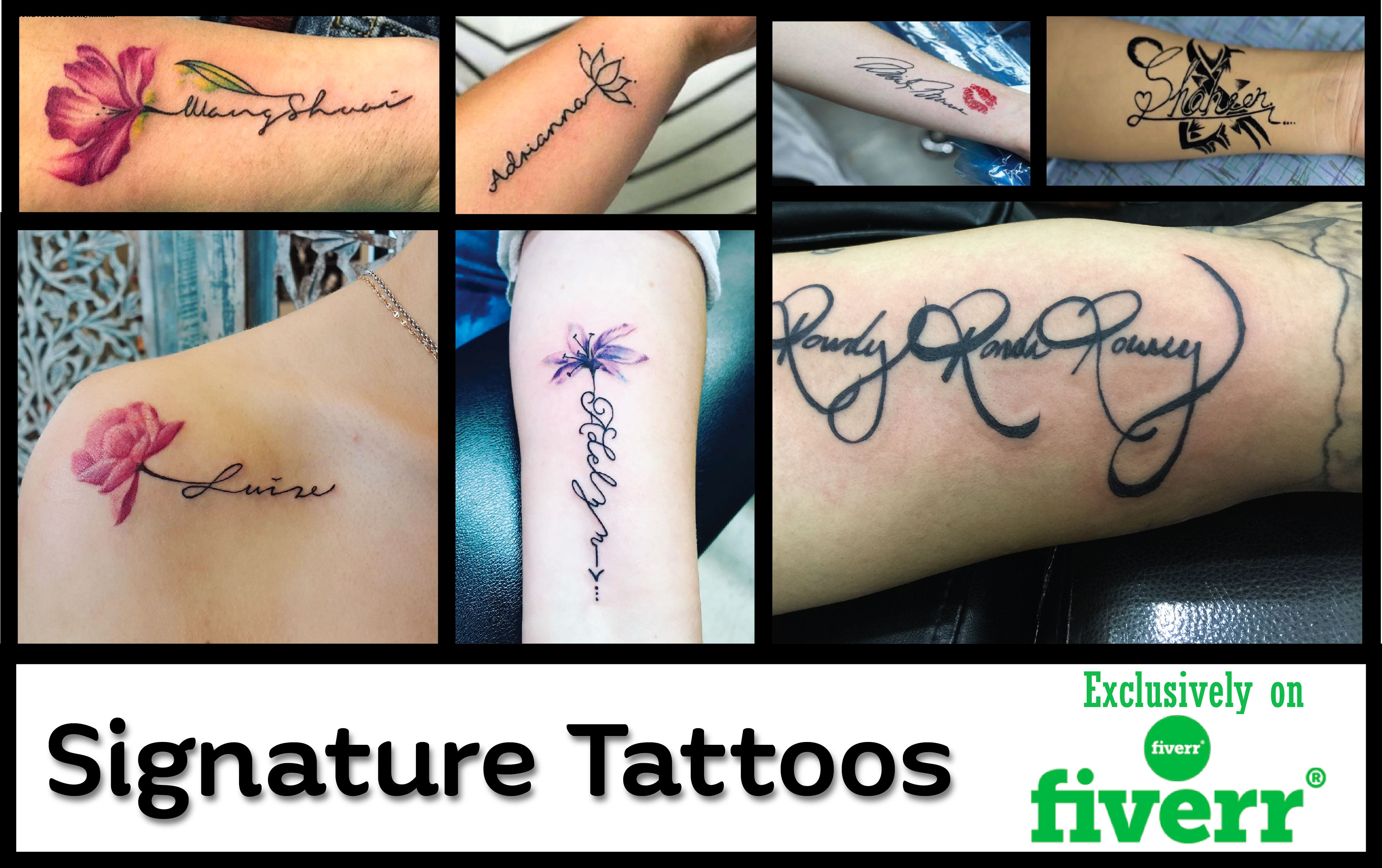 Tattoo Idea by OhMyTat  Tagged Signature