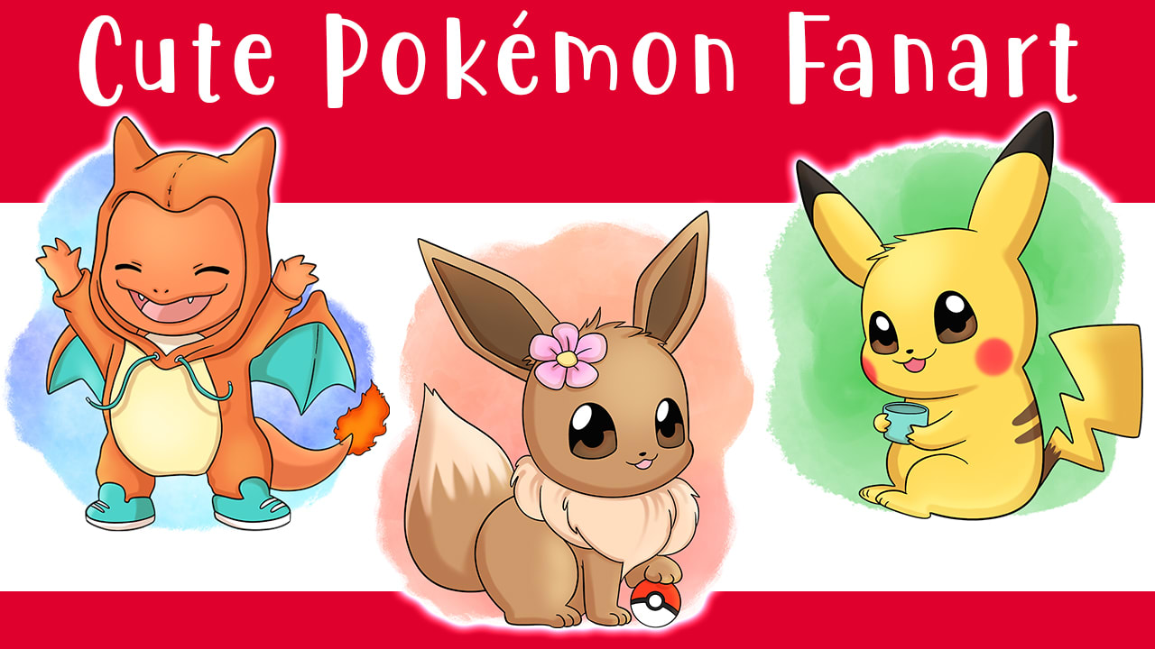 Create your cute favorite pokemon in my style by Cricaart | Fiverr