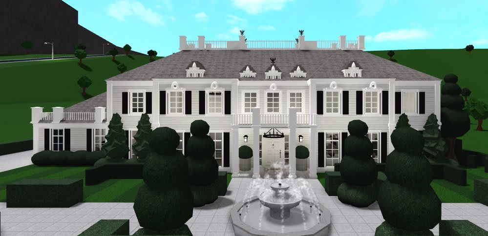 Professionally Build For You An Epic House In Bloxburg By - roblox adopt me mansion house inside