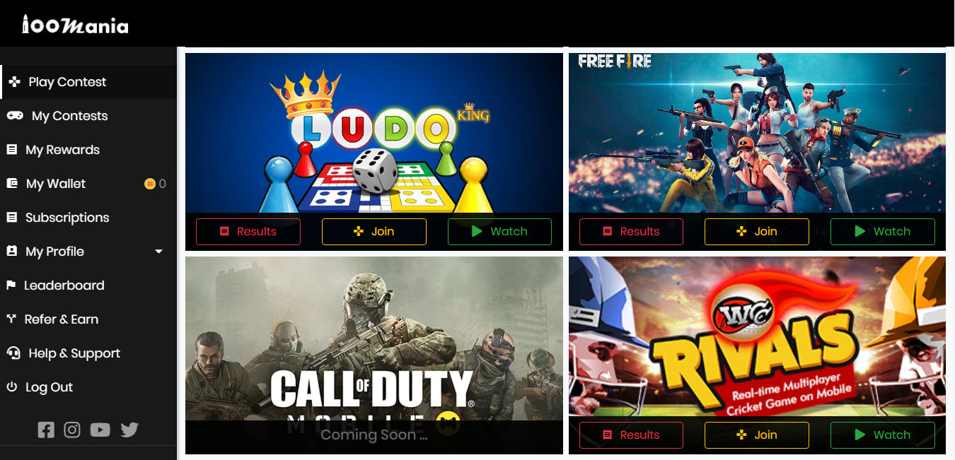 video game tournament websites