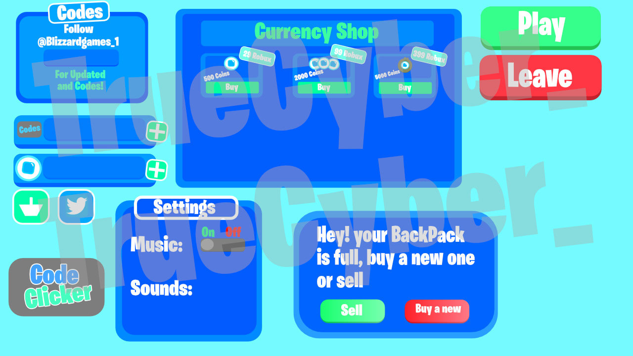 Make Advanced Roblox Ui For Your Game By Truecyber - cool roblox images for your game