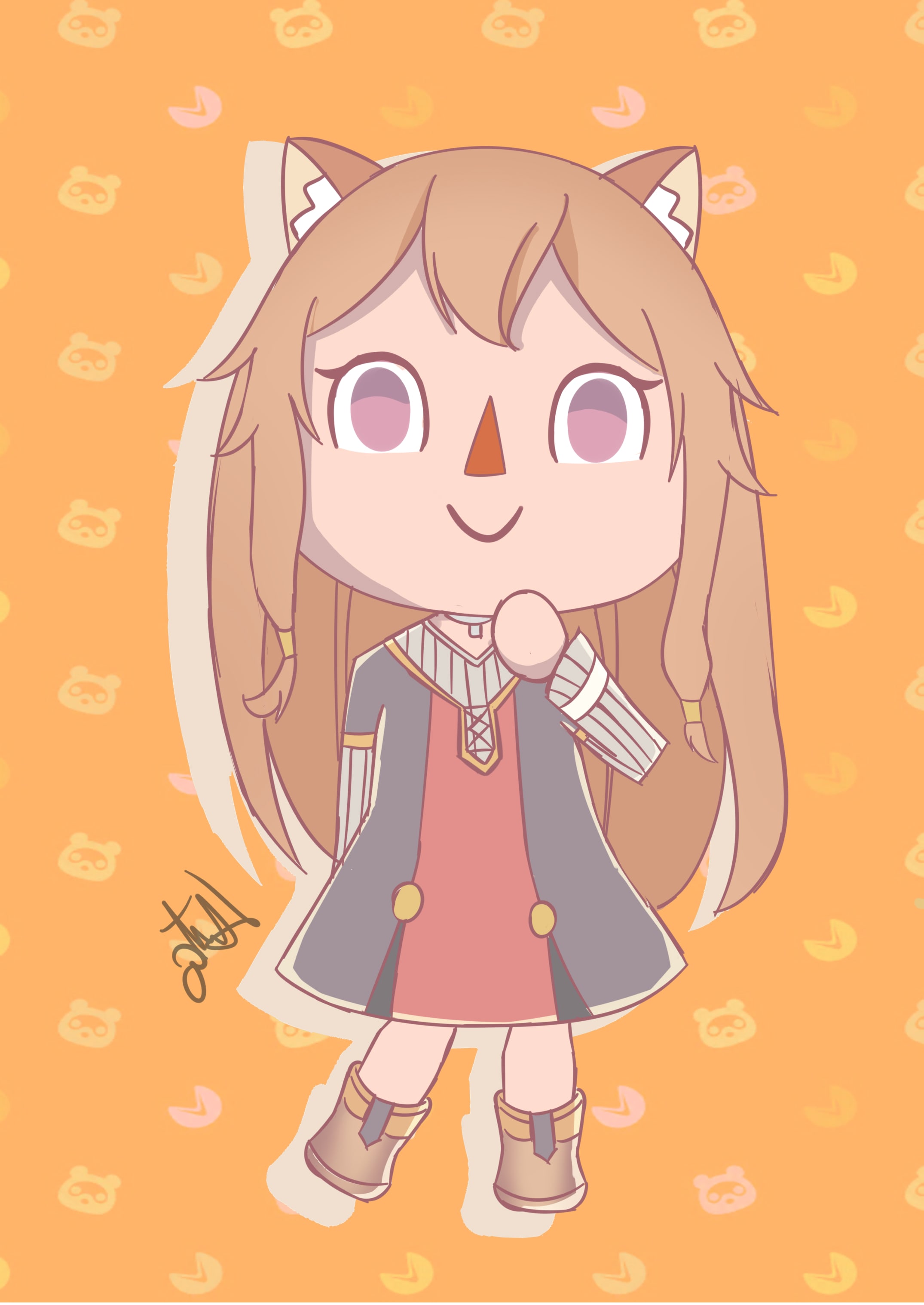 Draw Anime Character As Animal Crossing Style By Stefan95 Art