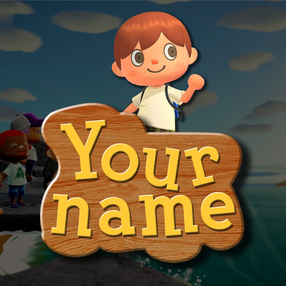 Write your name in animal crossing style by Chiccogfx | Fiverr