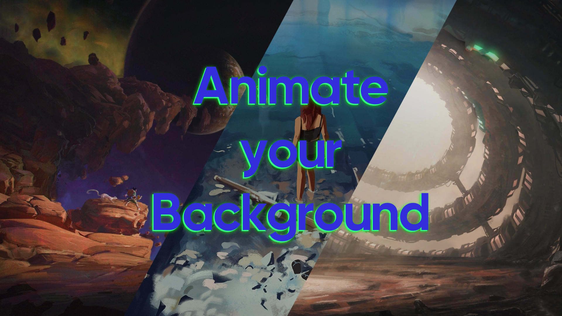 Animate your background for youtube music video by Maximulyamus | Fiverr