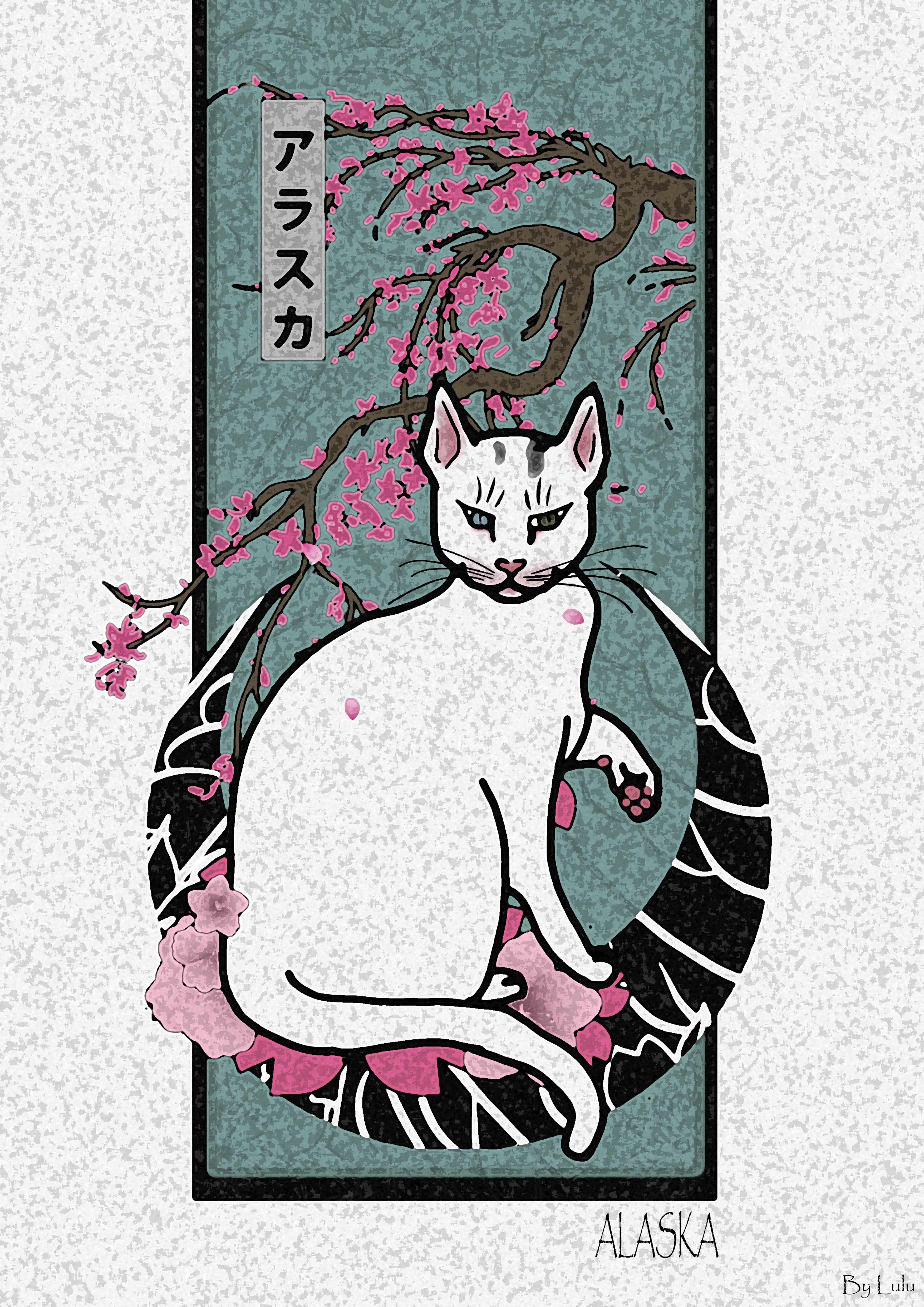 Design A Personalized Japanese Cat Portrait By Navyinalice Fiverr