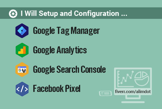 Setup Google Analytics Tag Manager And Facebook Pixel By Alimdot Fiverr