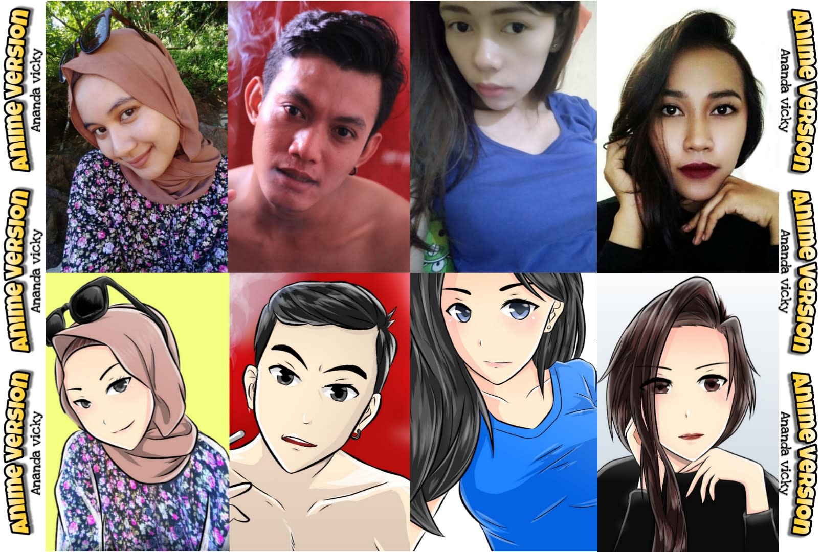 Draw You In Anime Version By Anandavicky Fiverr