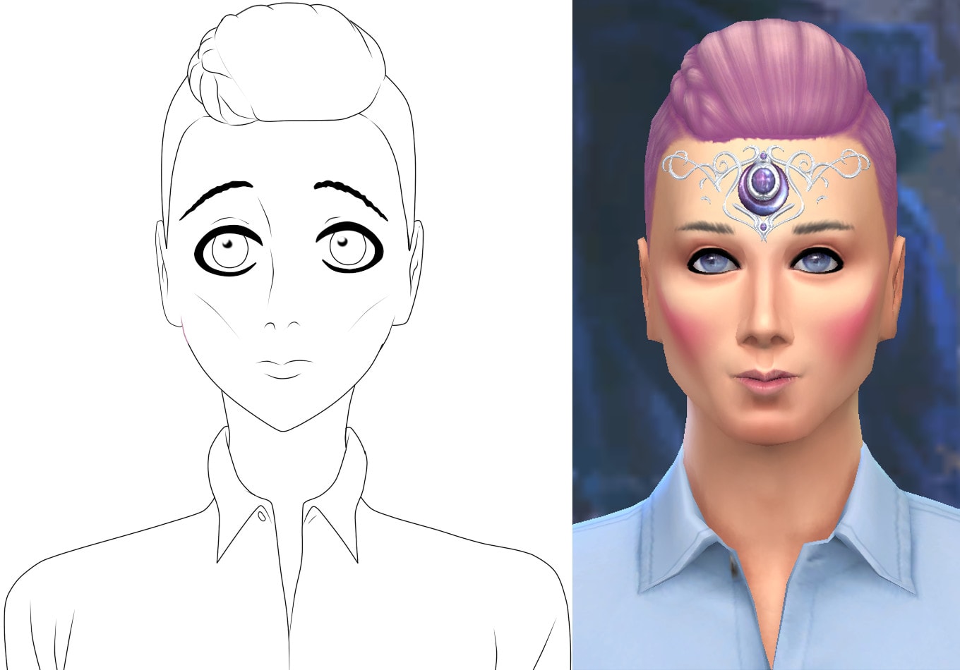 Compilation of sims I made from my favorite anime/video games : r/Sims4