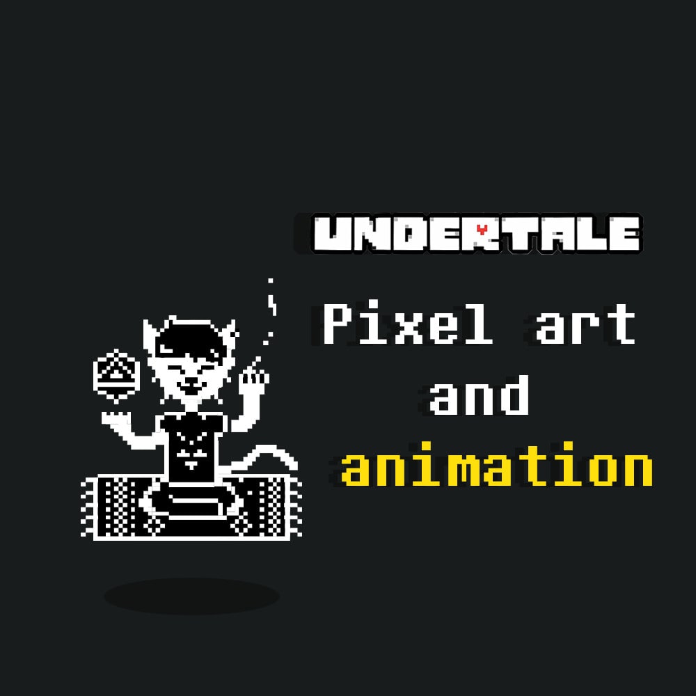 Undertale Video Game Inspired Sprite Art 