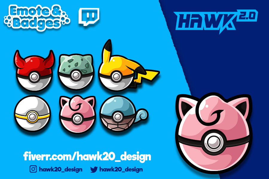 Draw custom badges for twitch and discord by Sapphireying