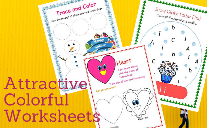 design worksheets of maths english and science for kindergarten and preschool by hiraheer fiverr