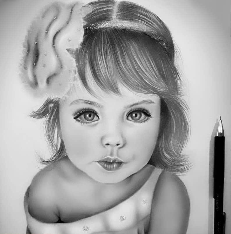 Draw Realistic Portrait For You With Pencil By Kyunkisiko