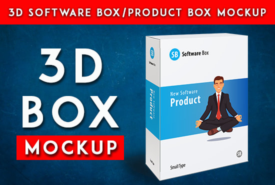 Download Create A 3d Box Mockup By Mariamabid Fiverr