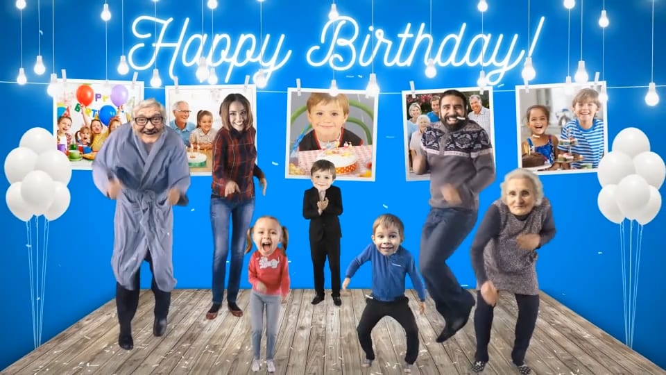 Make a funny birthday video with your family and friends by Creastudios |  Fiverr